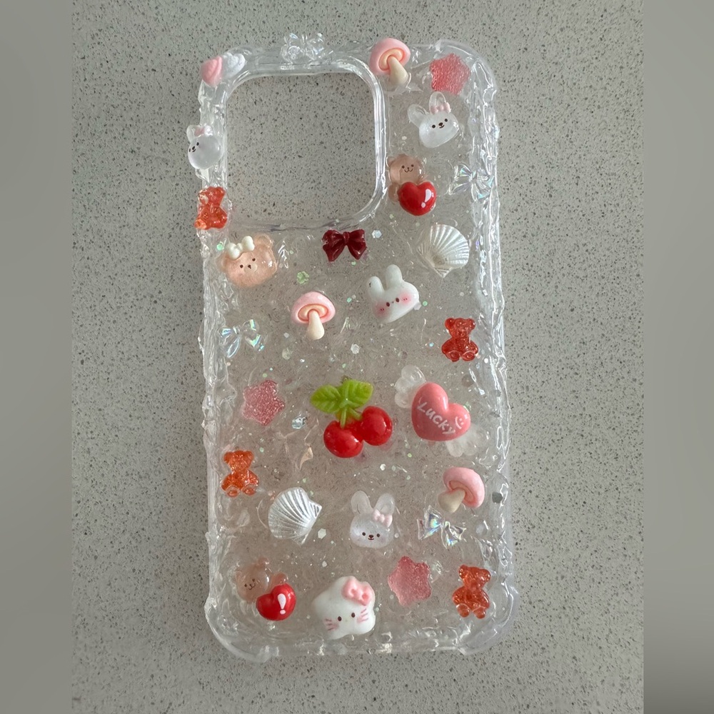 🌸✨Handmade Kawaii iPhone 15 Case🌸✨